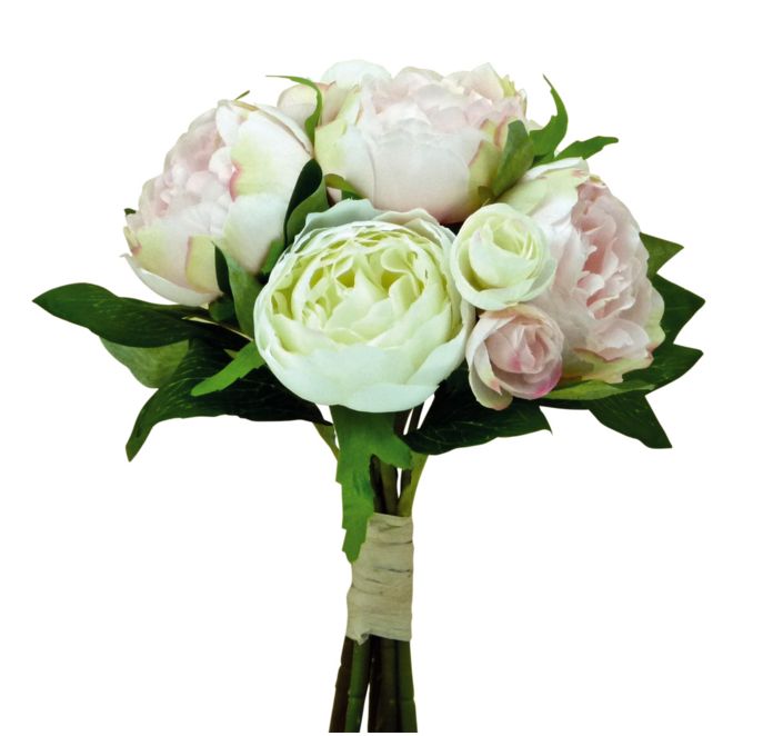 Euroflor | 85648.01 PEONY BOUQUET FLOWERS Euroflor