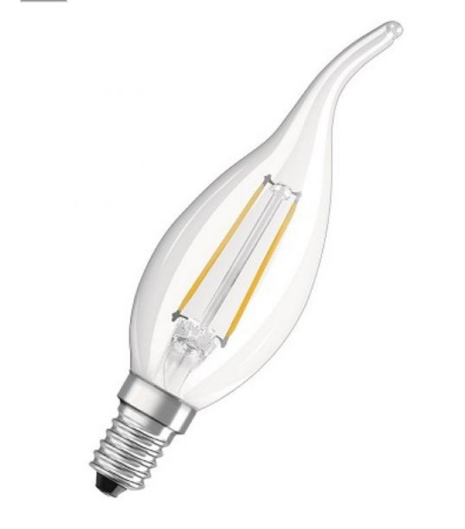 OSRAM | LED SCL BA60 5W/827 230V  CL  FILLED E14  600lm FS1 OSRAM -     OSRAM