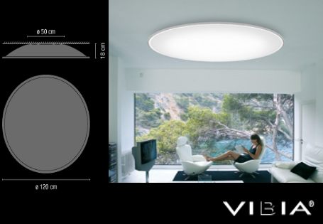 Vibia | 0530.01  потолочный светильник Big Vibia  D120cm H18cm