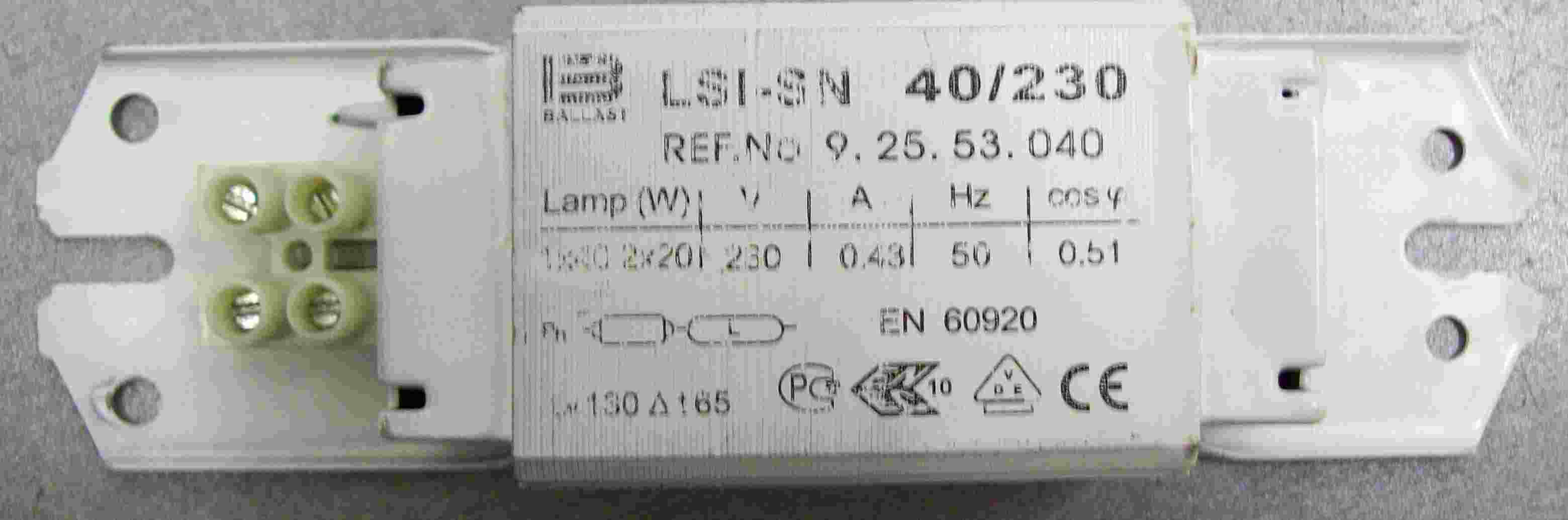 PHILIPS     |  40/230V      LSI-SN 9.25.53.040