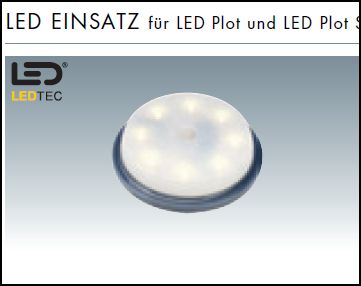 SLV | 550212 серебристый светильник уличный IP67 LED PLOT INSERT SLV 550212  кабель 1,5 м