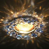 Swarovski | Vasilek topaz/cristal AB   Swarovski- CD 028.3.1AB/7  D90 d65