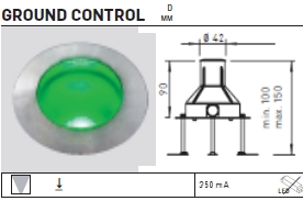 PROLICHT | 07-0210G  LED 1W     PROLICHT D42 h100-150
