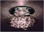 Swarovski | ICE MENTALITY rosaline crom  Swarovski A.8992 NR 020 019 D110 H42 d65 h98