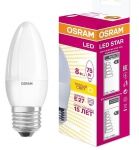 OSRAM | E27 B   8W/830 LS CLB 75   Warm White 220-240V 806m Osram 4058075210745