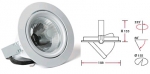 Vivoluce |  G12   Magico CDM-T ,  70W 45* Vivo Luce   d155mm