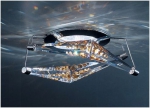 Swarovski | FUNTASY crystal/topaz crom  Swarovski A.8992 NR 500 110 D80 H40 d65 h75